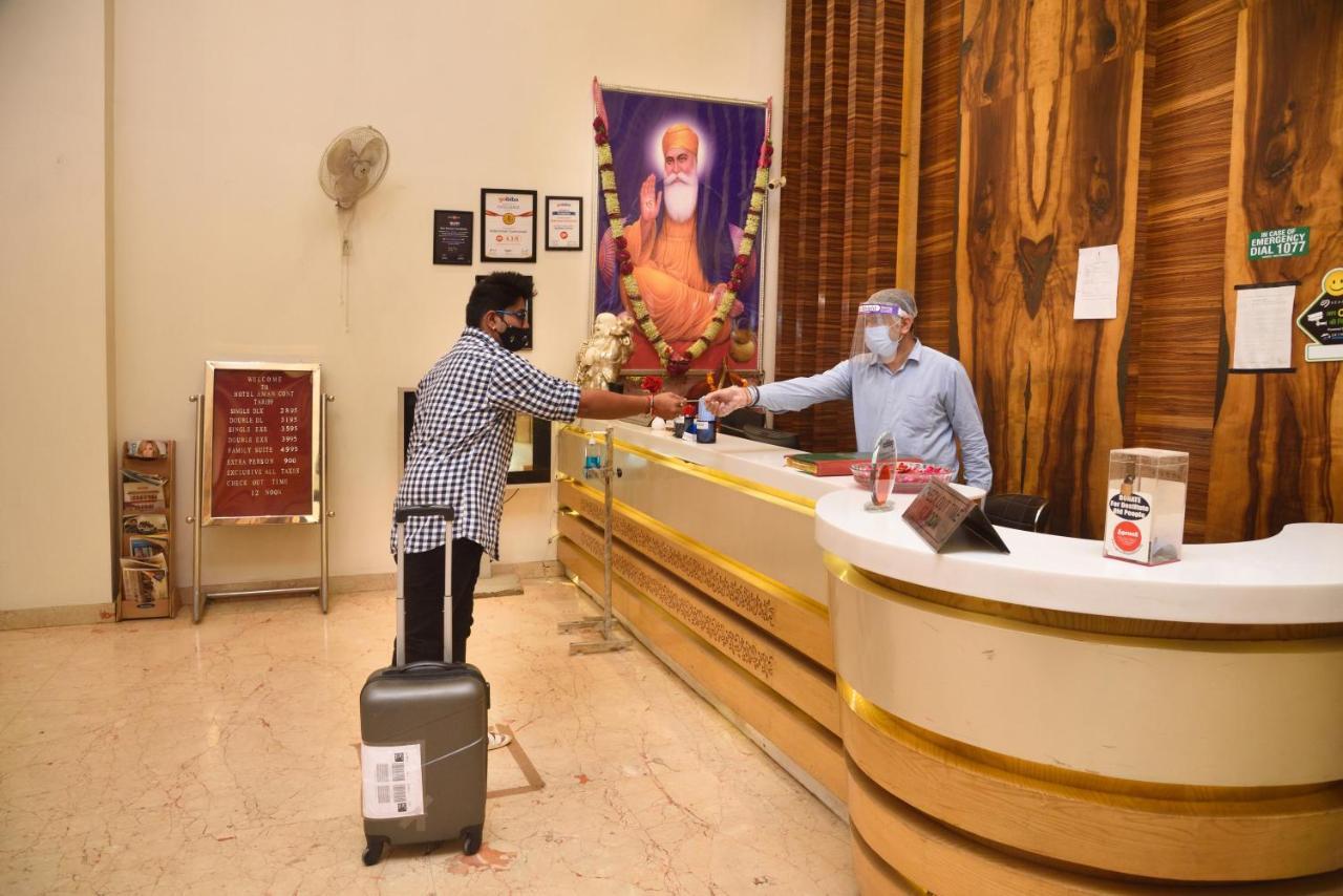 Hotel Aman Continental - 2Mins From Railway Station And 5 Mins From Metro Nueva Delhi Exterior foto